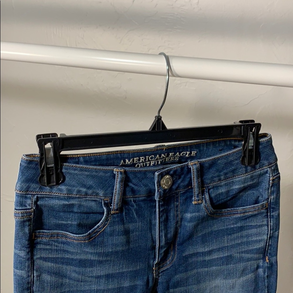 American Eagle super stretch jeggings, size: 4 - Picture 2 of 3